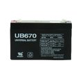 Upg UB670 7  Lead Acid Automotive Battery 86454